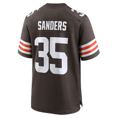 Raheim Sanders Cleveland Browns Team Game Jersey - Brown discount