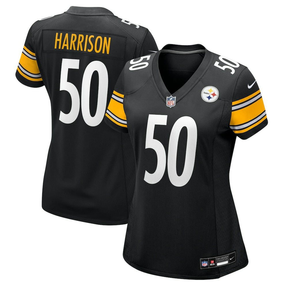 Malik Harrison Pittsburgh Steelers Women's Team Game Jersey - Black sale
