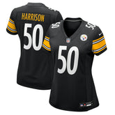 Malik Harrison Pittsburgh Steelers Women's Team Game Jersey - Black sale