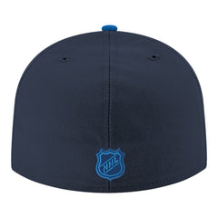 Winnipeg Jets New Era Core Logo Two-Tone 59FIFTY Fitted Hat - Navy Hats