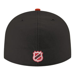 New Jersey Devils New Era Core Logo Two-Tone 59FIFTY Fitted Hat - Black Jerseys