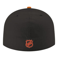 Philadelphia Flyers New Era Core Logo Two-Tone 59FIFTY Fitted Hat - Black Hats