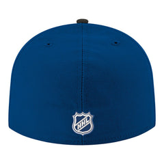 Tampa Bay Lightning New Era Core Logo Two-Tone 59FIFTY Fitted Hat - Blue Hats