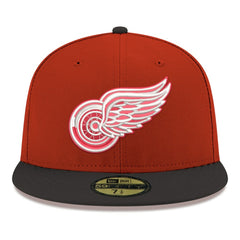Detroit Red Wings New Era Core Logo Two-Tone 59FIFTY Fitted Hat - Red Hats