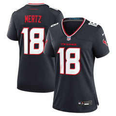 Graham Mertz Houston Texans Women's Team Game Jersey - Navy on sale