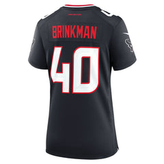 Austin Brinkman Houston Texans Women's Team Game Jersey - Navy discount