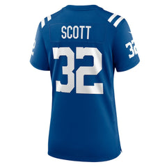 Daniel Scott Indianapolis Colts Women's Team Game Jersey - Royal on sale