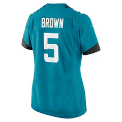 Dyami Brown Jacksonville Jaguars Women's Team Game Jersey - Teal online