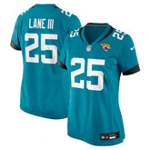 Rayuan Lane III Jacksonville Jaguars Women's Team Game Jersey - Teal on sale