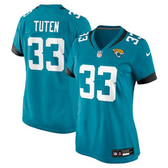 Bhayshul Tuten Jacksonville Jaguars Women's Team Game Jersey - Teal online