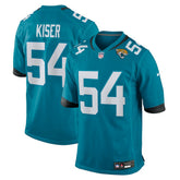 Jack Kiser Jacksonville Jaguars Team Game Jersey - Teal on sale