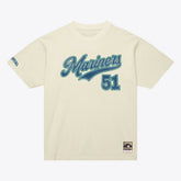 Ichiro Suzuki Seattle Mariners Cooperstown Collection Throwback Name & Number T-Shirt Cream