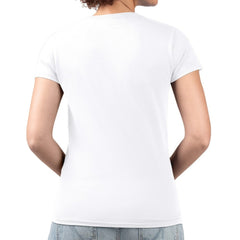 Toronto Blue Jays G-III 4Her by Carl Banks Women's Metallic Drop Lightweight V-Neck T-Shirt White
