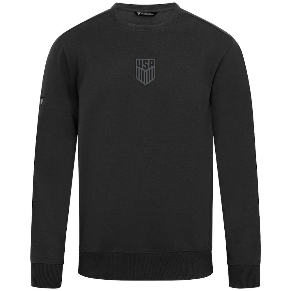 USMNT Levelwear Zane Chenille Sweatshirt - Black sale