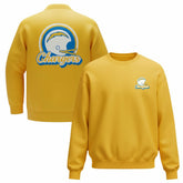 Los Angeles Chargers The Wild Collective Unisex Charger Power Fleece Sweatshirt - Gold sale