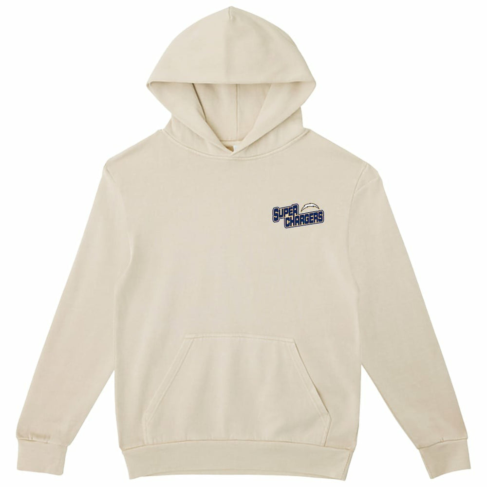 Los Angeles Chargers The Wild Collective Unisex Superchargers Hoodie - Cream for sale