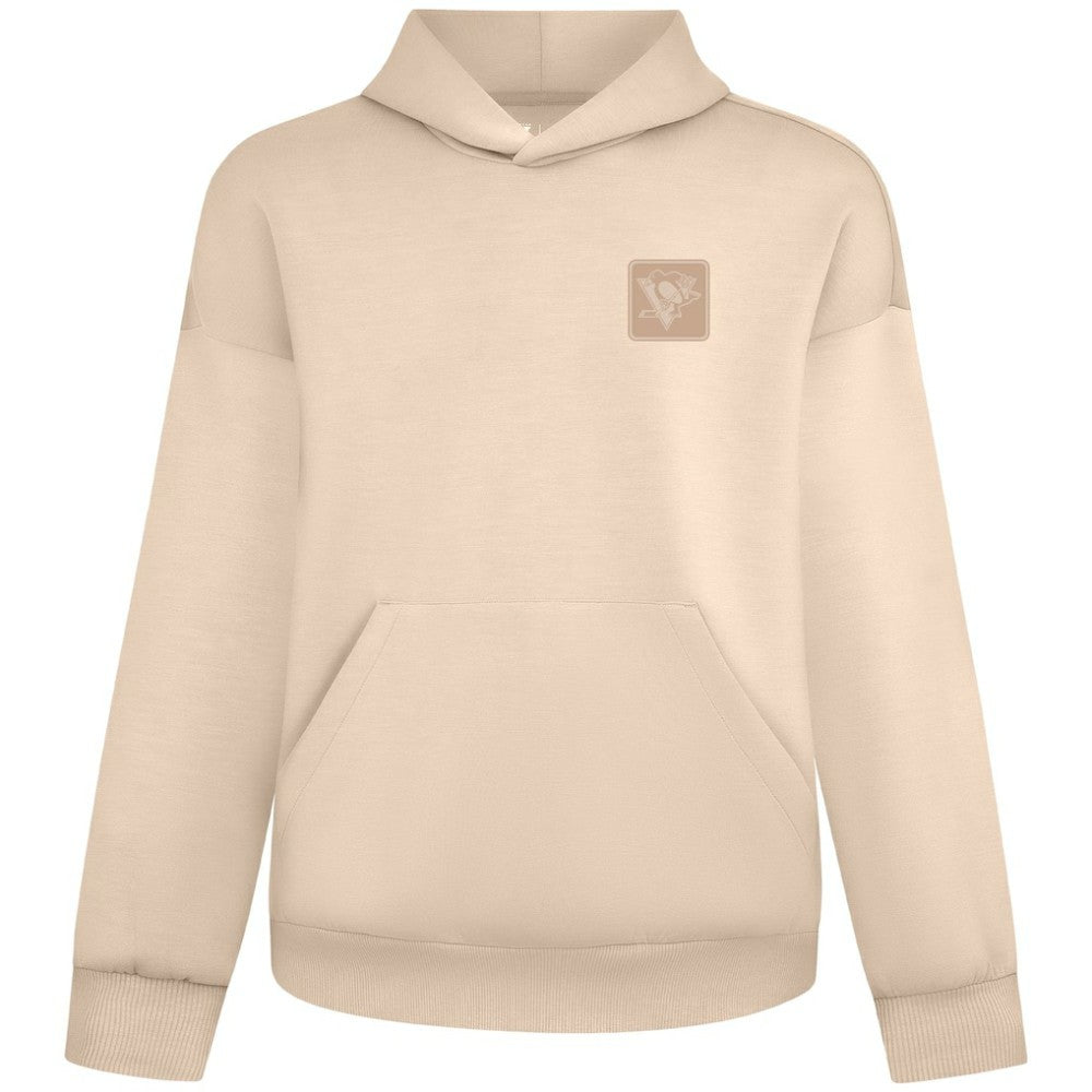 Pittsburgh Penguins Levelwear Unisex Tri-Blend Luxe Signature Hoodie - Khaki Hoodies