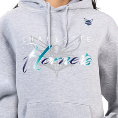 Charlotte Hornets G-III 4Her by Carl Banks Women's Shadow Logo Tri-Blend Fleece Hoodie - Gray outlet