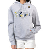 Denver Nuggets G-III 4Her by Carl Banks Women's Shadow Logo Tri-Blend Fleece Hoodie sale - Gray discount