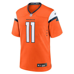 Troy Franklin Denver Broncos Team Game Jersey - Orange cheap