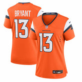 Pat Bryant Denver Broncos Women's Team Game Jersey - Orange on sale