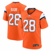 Tyler Badie Denver Broncos Team Game Jersey - Orange online