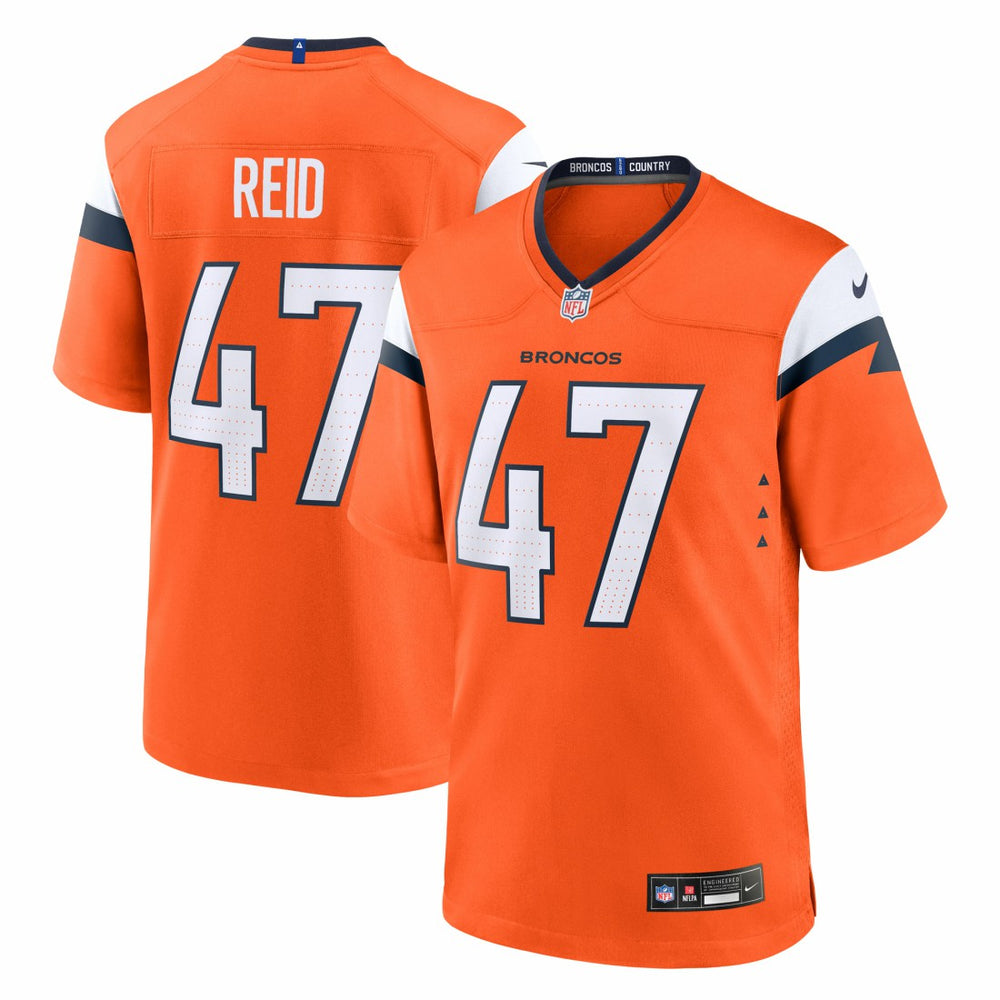 Karene Reid Denver Broncos Team Game Jersey - Orange online