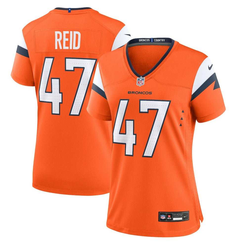 Karene Reid Denver Broncos Women's Team Game Jersey - Orange outlet