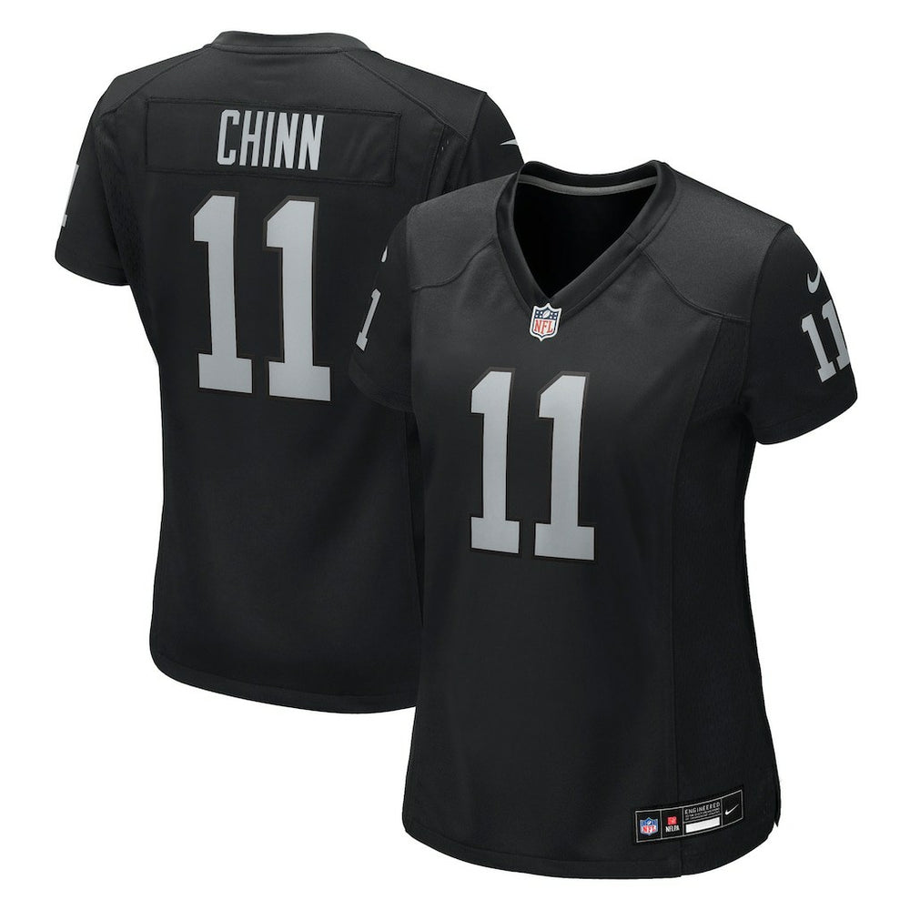 Jeremy Chinn Las Vegas Raiders Women's Team Game Jersey - Black cheap