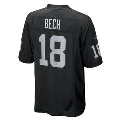 Jack Bech Las Vegas Raiders Team Game Jersey - Black for sale