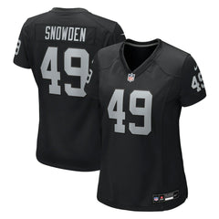 Charles Snowden Las Vegas Raiders Women's Team Game Jersey - Black for sale