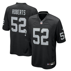 Elandon Roberts Las Vegas Raiders Team Game Jersey - Black for sale