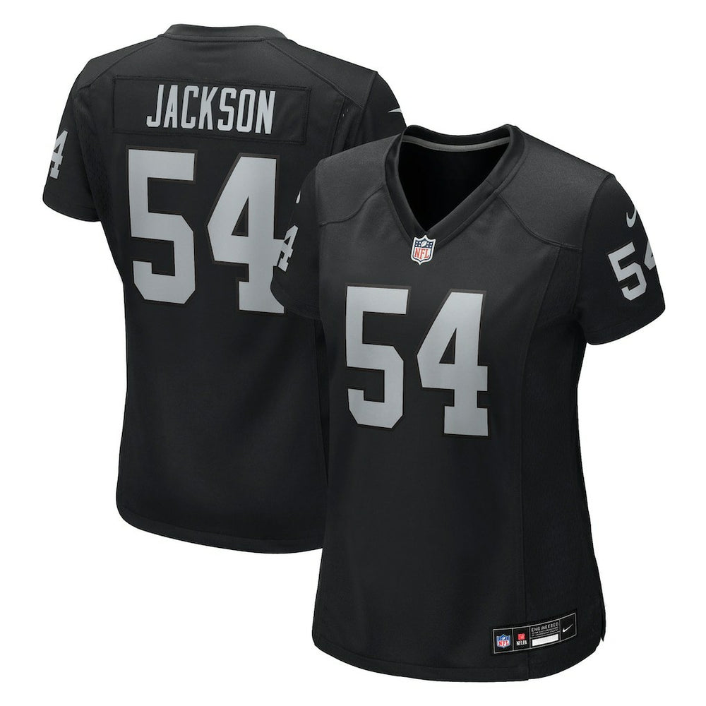 Brennan Jackson Las Vegas Raiders Women's Team Game Jersey - Black cheap