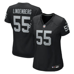 Cody Lindenberg Las Vegas Raiders Women's Team Game Jersey - Black sale
