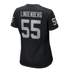 Cody Lindenberg Las Vegas Raiders Women's Team Game Jersey - Black sale