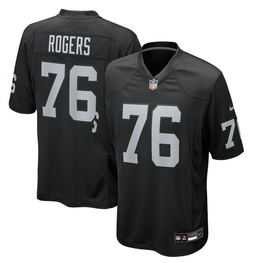 Caleb Rogers Las Vegas Raiders Team Game Jersey - Black online