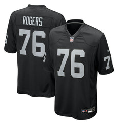 Caleb Rogers Las Vegas Raiders Team Game Jersey - Black online