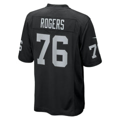 Caleb Rogers Las Vegas Raiders Team Game Jersey - Black online