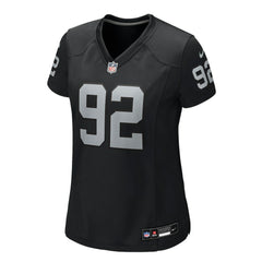 JJ Pegues Las Vegas Raiders Women's Team Game Jersey - Black online