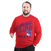 New York Rangers G-III Sports by Carl Banks Adaptive Headliner Fleece Sweatshirt - Red Sweatshirts