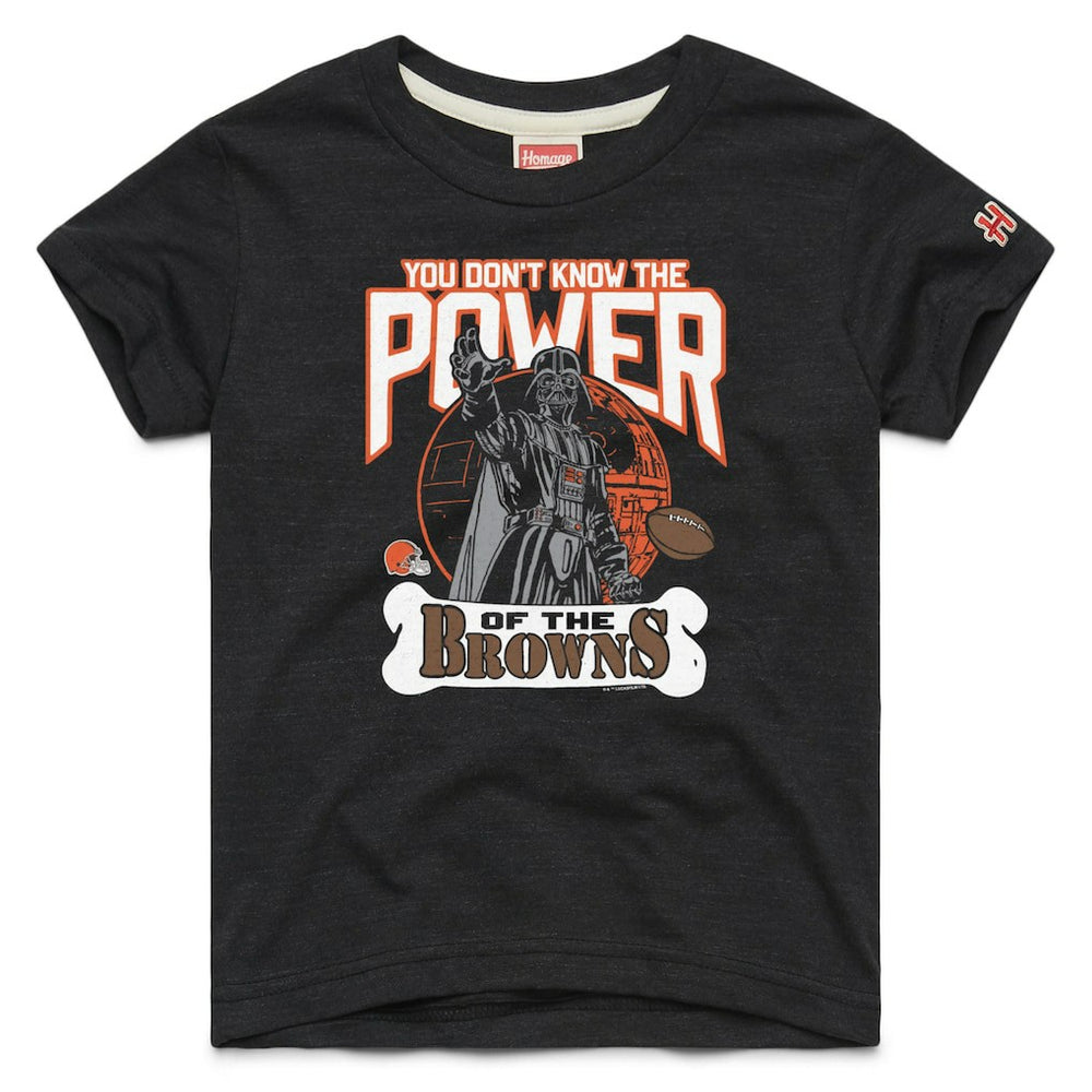 Cleveland Browns Homage Youth Star Wars x NFL Tri-Blend T-Shirt - Black online