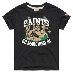New Orleans Saints Homage Youth Star Wars x NFL Tri-Blend T-Shirt - Black sale