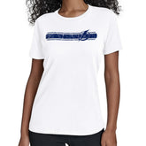 Tampa Bay Lightning Starter Women's Team Stripe T-Shirt - White T-shirts