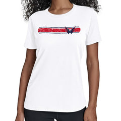 Washington Capitals Starter Women's Team Stripe T-Shirt - White T-shirts