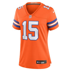Nik Bonitto Denver Broncos Women's Alternate 2 Mile High Collection 1977 Throwback Game Jersey - Orange outlet