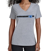 Orlando Magic Starter Women's Team Stripe V-Neck T-Shirt - Gray discount