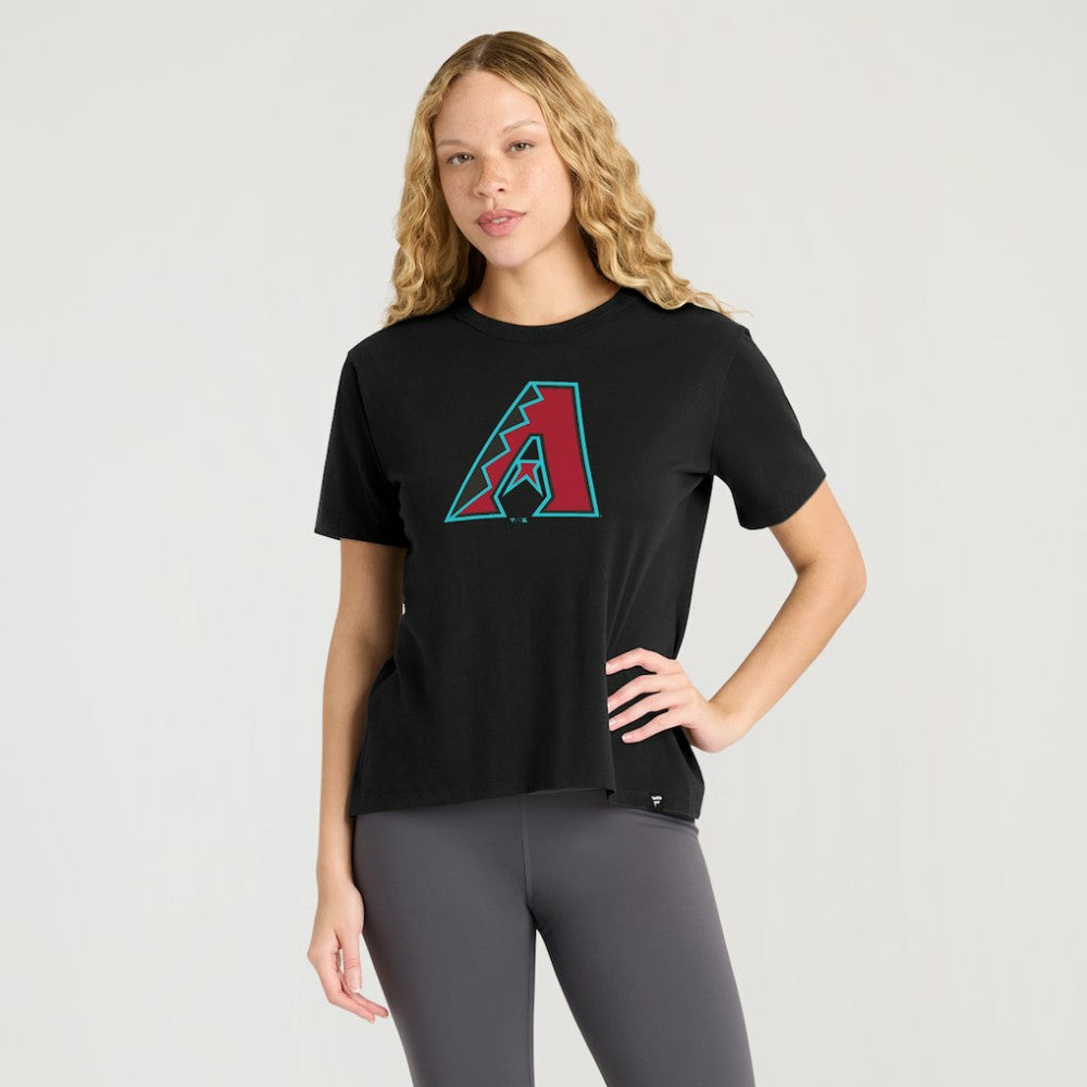 Arizona Diamondbacks Women's Scoop Neck T-Shirt Black