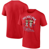 Bryce Harper & Kyle Schwarber Philadelphia Phillies Player Duo T-Shirt Red