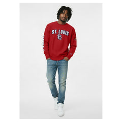 St. Louis Cardinals Champion Reverse Weave Chenille Sweatshirt Red