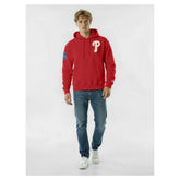 Philadelphia Phillies Champion Reverse Weave Chenille Hoodie Red